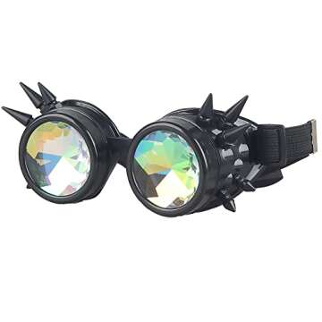 Shop Rainbow Crystal Steampunk Goggles for All Ages