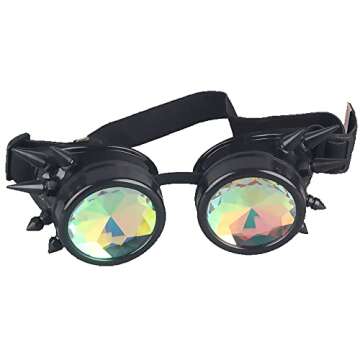 Shop Rainbow Crystal Steampunk Goggles for All Ages