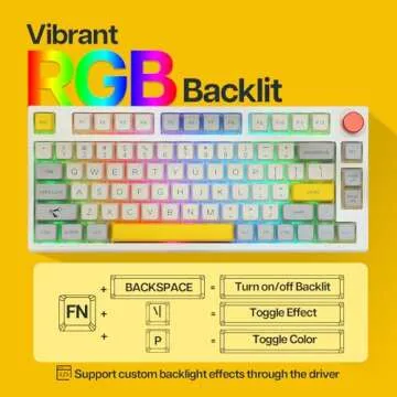 EPOMAKER TH80 Pro 75% Hot Swap Gaming Keyboard