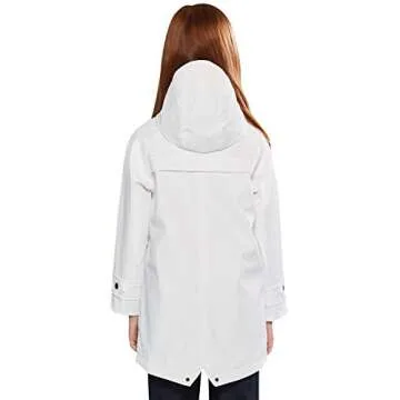 SOLOCOTE Kids Rain Jacket Hooded Lined Rubber RainCoats for Girls Boys Waterproof Windproof - 180806...