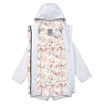 SOLOCOTE Kids Hooded Rain Jacket for Outdoor Fun