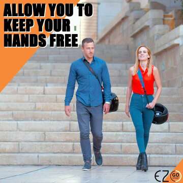 Motorcycle Helmet Carrier Strap for Hands-Free Convenience