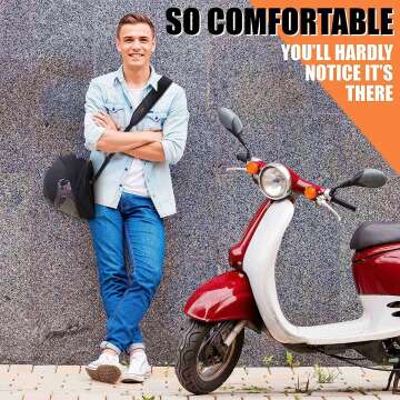 Motorcycle Helmet Carrier Strap for Hands-Free Convenience