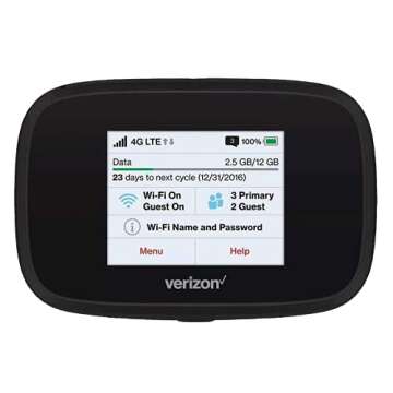 Novatel Verizon Wireless Jetpack 7730L 4G LTE Advanced Mobile Hotspot