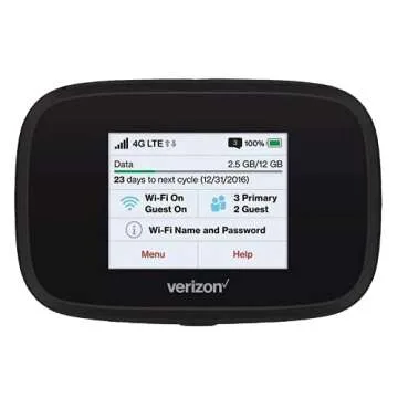 Novatel Verizon Wireless Jetpack 7730L 4G LTE Advanced Mobile Hotspot