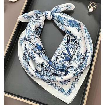 Luxurious FEIBOON Mulberry Silk Scarf for Women