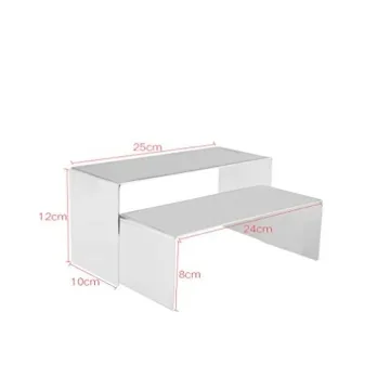 RY DISPLAY Golden Metal Risers - Elegant Display Stands Set