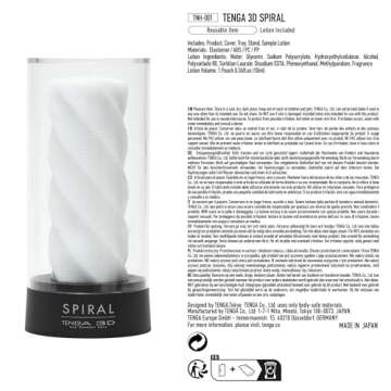 TENGA 3D Sleeve Spiral - Male Pleasure Device