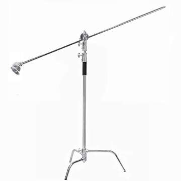 EACHSHOT C Stand Metal 10.8ft for Photography Lighting