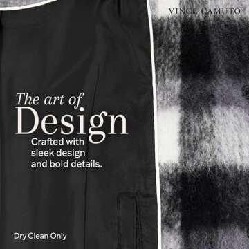 Vince Camuto Cozy Fleece Plaid Shacket for Women