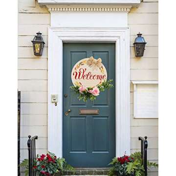 Caydo 10 Unfinished Wood Circles for Crafting and Decor