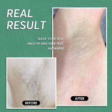 Maxpearl Wax Beads for Hair Removal, 2.5lb Hard Wax Beans Refill Bag for Brazilian Bikini, Face, Eyebrows, Underarms, Arms, Chest, Back, Legs, Coarse Body Hair Specific