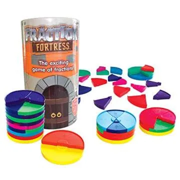Junior Learning Fraction Fortress Board Games for Fun Learning