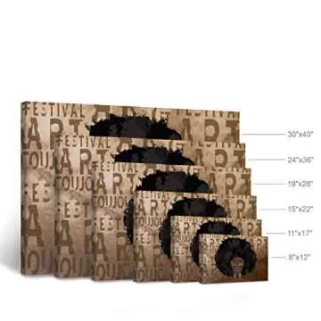 African American Wall Art, Black Art Wall Decor, African American Black Art, Black Girl Wall Art, Pop Art, African American Print, African Pictures, African Art Wall Decor, Canvas Prints-24x36