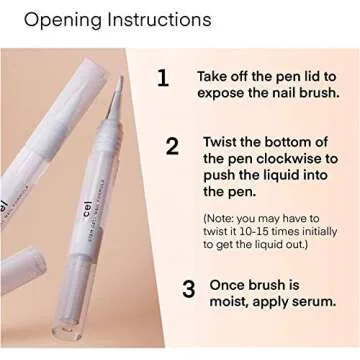 cel MD Cuticle Oil Pen Nail Strengthener Repair Serum – Nail Repair For Damaged Nails – Helps Repair & Nourish Cracked Nails and Rigid Dry Cuticles - Set of 2