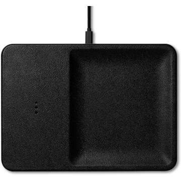 Luxury Italian Leather Wireless Charger & Tray