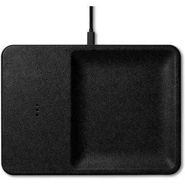 Luxury Italian Leather Wireless Charger & Tray