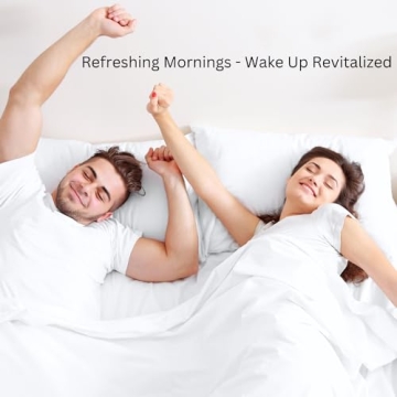 LANE LINEN Queen Size Organic Cotton Sheets for Comfort