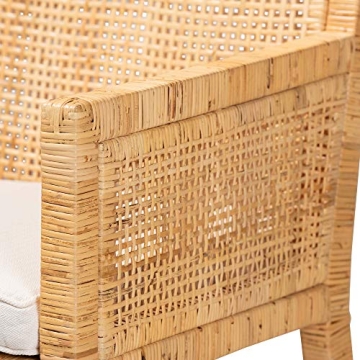 Baxton Studio Karis Natural Rattan Chairs for Chic Decor
