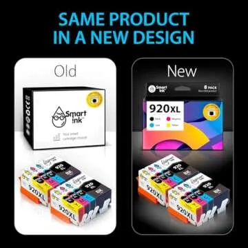 Smart Ink Compatible Ink Cartridge Replacement for HP 920 XL 920XL (2 Black, 2 Cyan, 2 Magenta, 2 Yellow, 8 Combo Pack) to use with HP Officejet 6000 6500 6500A 7000 7500A 7500