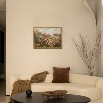 ARTZIO Vintage Framed Wall Art, Classic Landscape Canvas Print, Farmhouse Decorative Painting, Home Decor, Living Room Wall Painting, 8x10in Ready to Hang