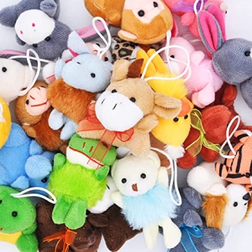 JOYIN 24 Pack Mini Animal Plush Toy Assortment for Kids