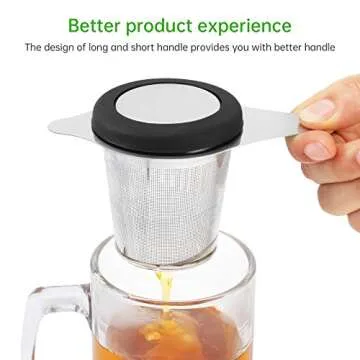 Premium Stainless Steel Tea Infuser Basket for Loose Leaf Tea