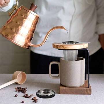 Premium Stainless Steel Tea Infuser Basket for Loose Leaf Tea