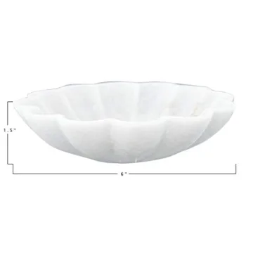 Creative Co-Op Marble Bowl for Elegant Serving and Decor