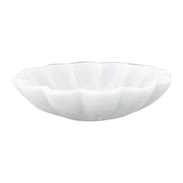 Creative Co-Op Marble Bowl for Elegant Serving and Decor