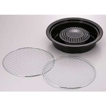 Iwatani Aburi Stove Top Grill Pan for Healthy Grilling