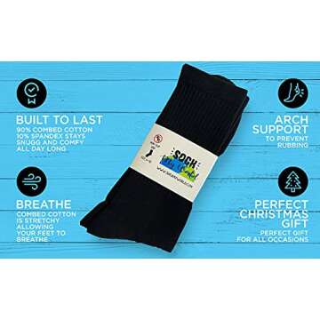 Men's Funny Do Not Disturb I'm Gaming Socks NON SLIP Organic Combed Cotton Black One Size