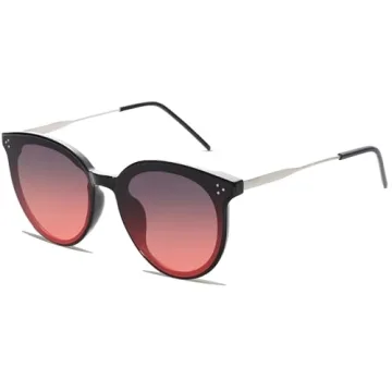 SOJOS Classic Trendy Round Sunglasses for Men and Women - UV400 Protection, Stylish Oversized Shades