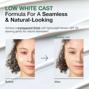 Anua Heartleaf Silky Moisture Mild Sunscreen, Broad Spectrum SPF 50+ with Moisturizing Formula, Lightweight Korean Sunscreen, Natural finish, Vegan, korean skin care 50ml / 1.69 fl. oz.