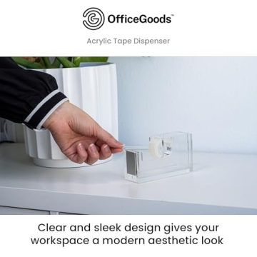 Stylish OfficeGoods Modern Acrylic Tape Dispenser