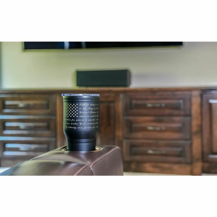 Patriotic 30 oz American Flag Coffee Tumbler