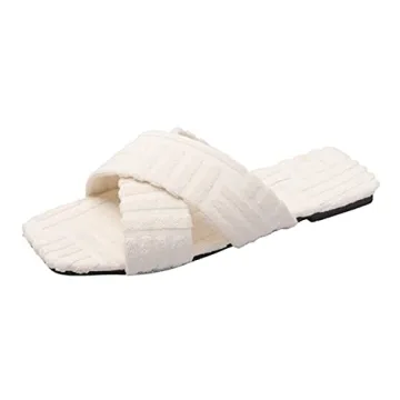 CoceMoce Women’s Stylish Flat Slide Sandals for Summer