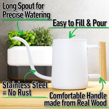 Charming Indoor Watering Can with Long Spout - 35oz