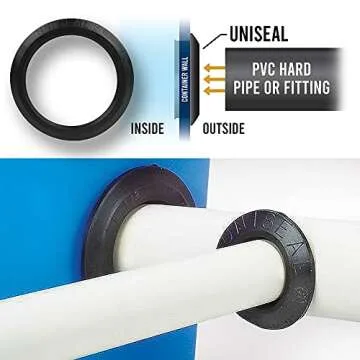 3'' UNISEAL Flexible Tank Adapter for Secure Connections