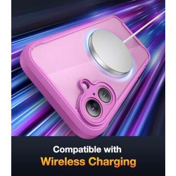 Diaclara iPhone 16 Rugged Case with Built-in Screen Protection