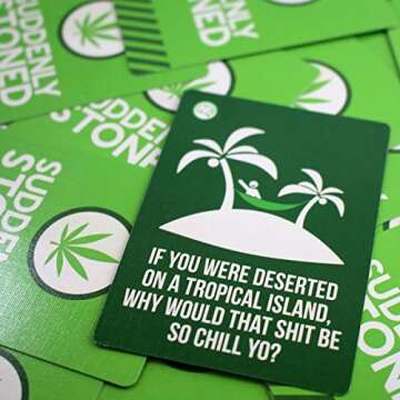 Breaking Games Suddenly Stoned: The Ultimate & Hilarious Adult Card Game for Game Night Fun & Parties, 3-8 Players, (Ages 18+)