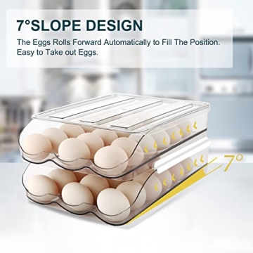 MesRosa Egg Holder - Large Capacity Egg Storage Solution