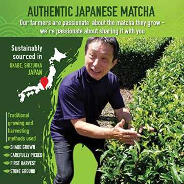 Premium Ceremonial Matcha Green Tea Powder - Authentic Japanese Taste