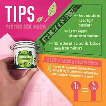 Premium Ceremonial Matcha Green Tea Powder - Authentic Japanese Taste