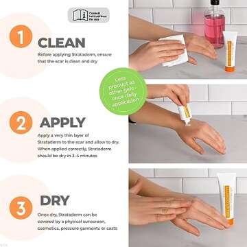 Strataderm Professional Scar Therapy Gel | Old and New Scars from General Surgery, Trauma, Wounds, B...