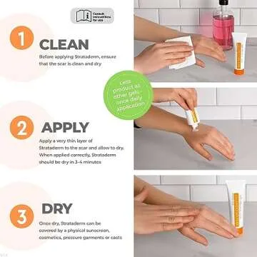 Strataderm Professional Scar Therapy Gel | Old and New Scars from General Surgery, Trauma, Wounds, B...