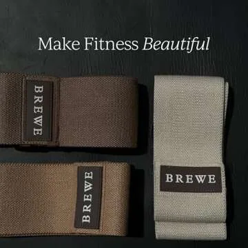 BREWE 3 Pack Resistance Bands for All Fitness Levels