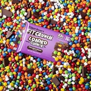 FITCRUNCH Loaded Cookie Protein Bar with 22g Protein
