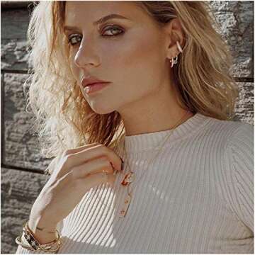 ANNBABIC Ear Cuffs Stylish Non-Pierced Earrings for All