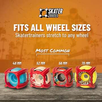 SKATERTRAINER Skater Trainers get Skateboard Tricks - Coolest Stocking Stuffers for Teens Boys Gift Ideas Ages 14 and up 12-14-16 11 10 2024 Gamer Cool Wheels Tech Deck Tool Ramp Boy Teenage (4 Blk)